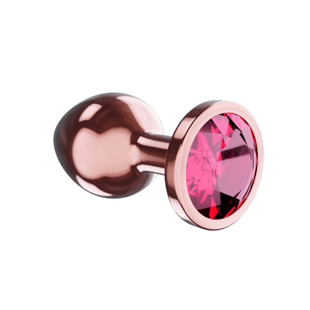 Butt Plug Diamond Ruby Shine S Rose Gold