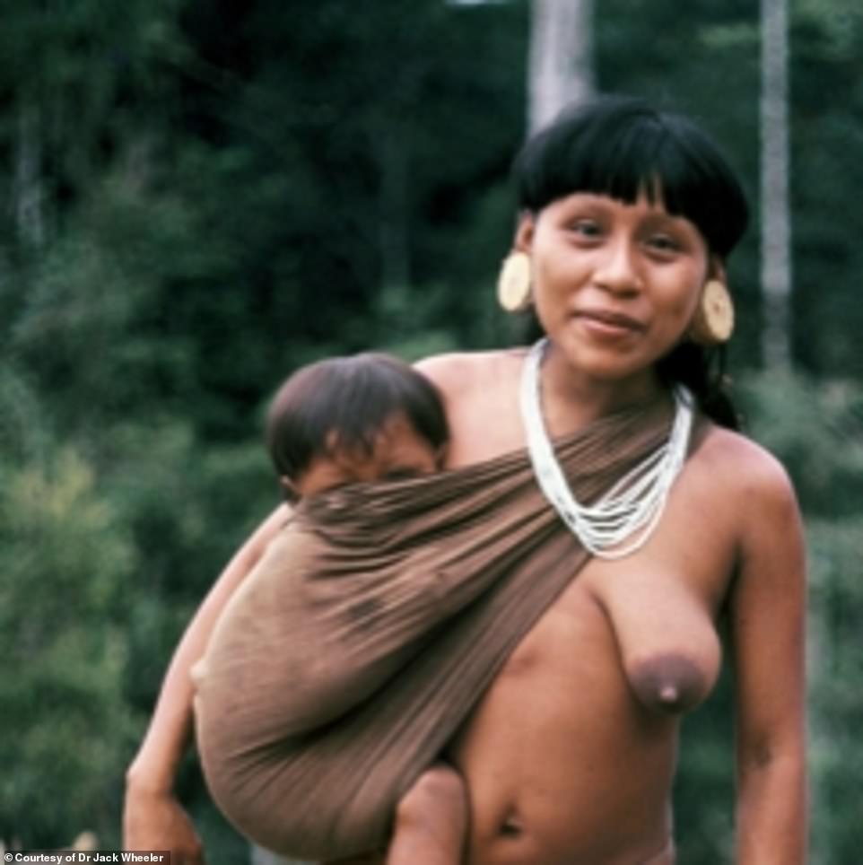 Explorer unearths photos showing Amazonian tribe making contact with outside world for first time