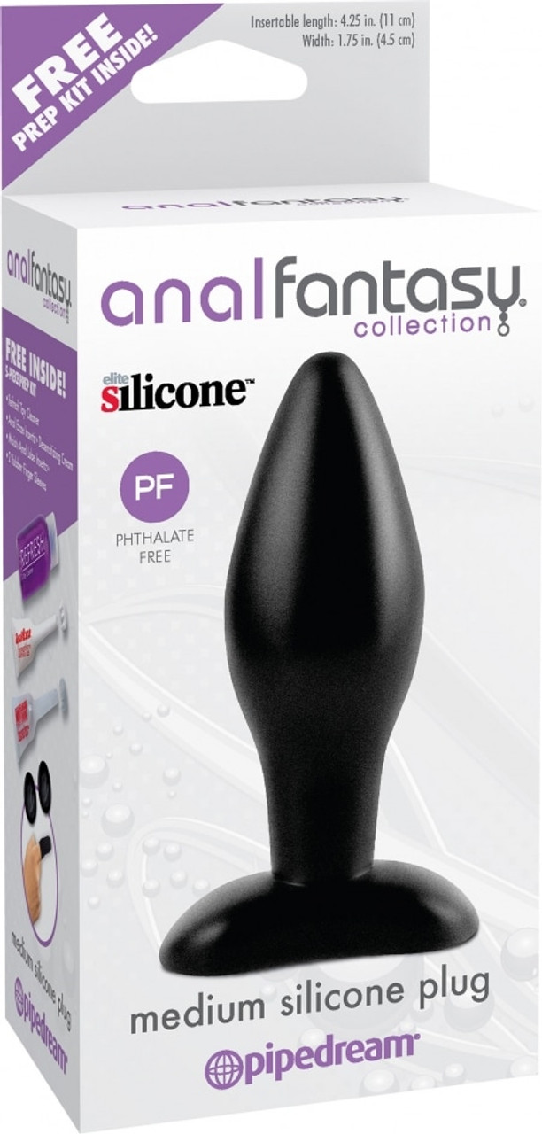 Anal Fantasy Medium Silicone Plug Anal Plug