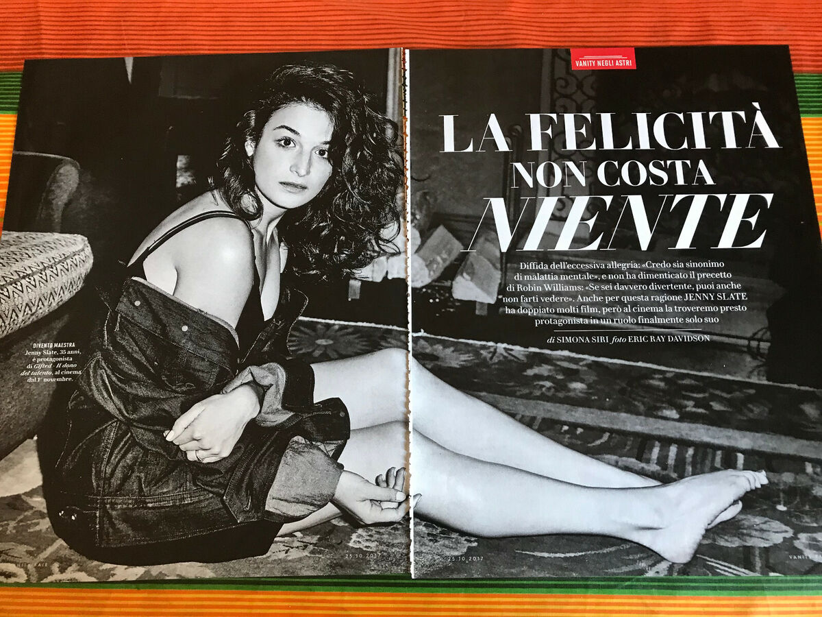 JENNY SLATE nude 3 CLIPPINGS BERICHTE ITALIENISCHE SAMMLUNG
