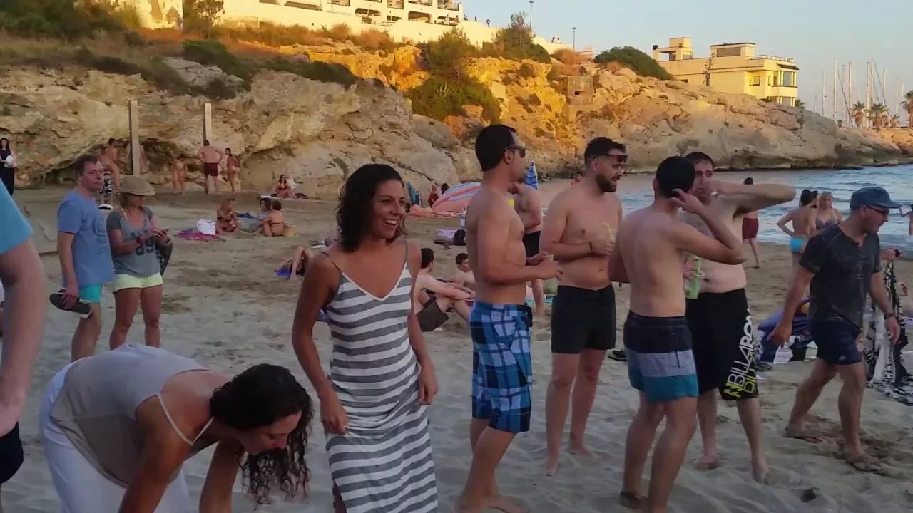 Textiles Party On A Nude Beach Nudists At 1:32