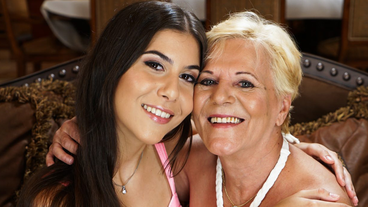 Old Woman and Her Young Lesbian Lover: European Porn feat. Anya Krey