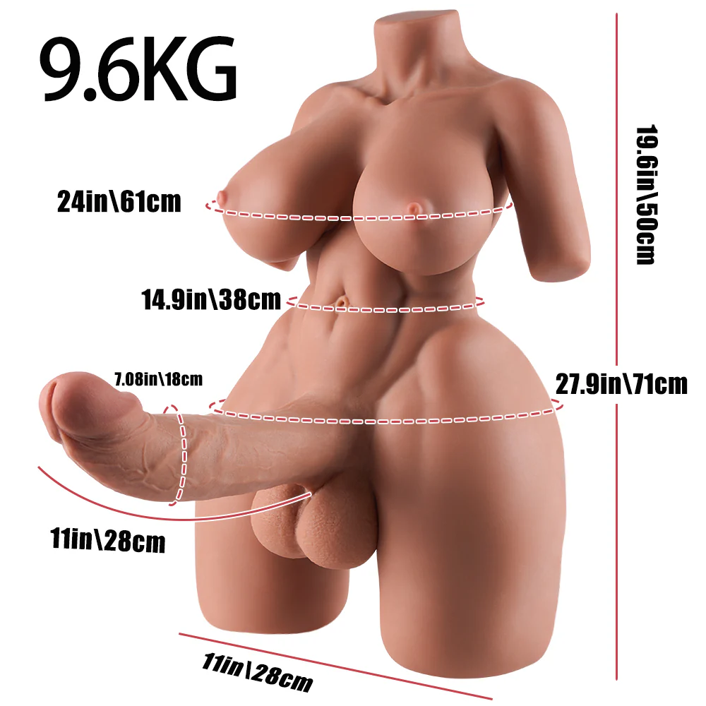 MRLsexdoll Vale: Futanari Hentai Sex Doll Torso Masturbator Big Penis