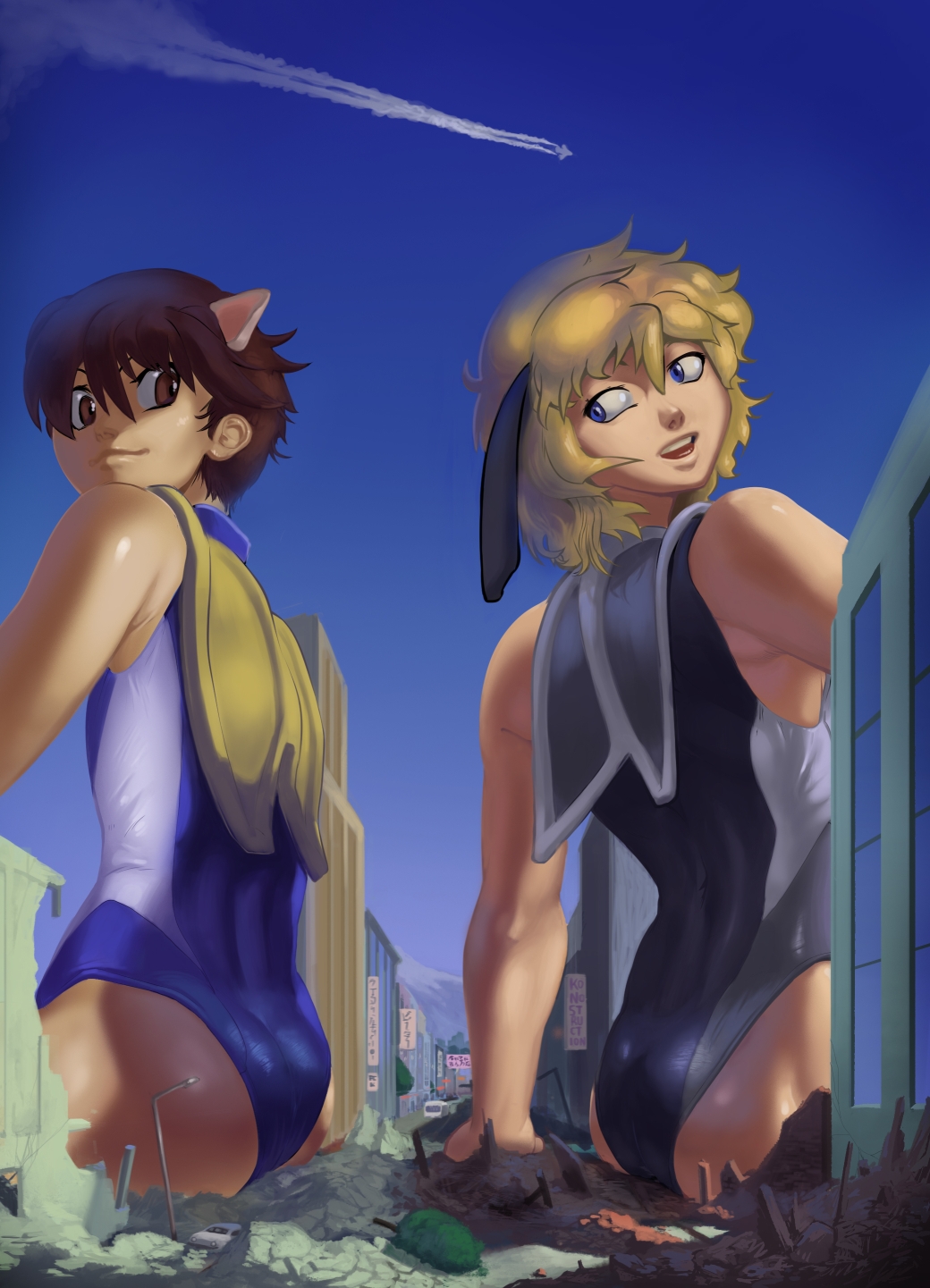 66 Commission: Two Big Butts by Konokono -- Fur Affinity dot net