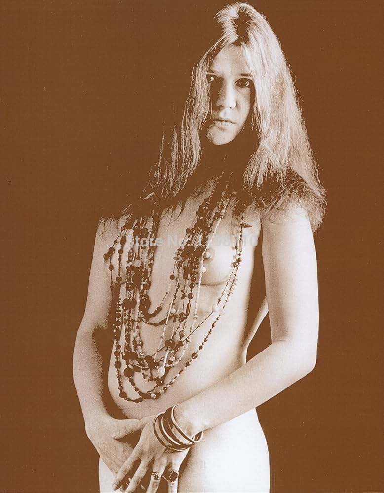 : Da Bang Janis Joplin necklace nude art posters and prints 20X30 : Posters Prints