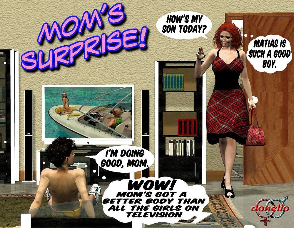 Strideri Moms Surprise at 3d Sex Pics