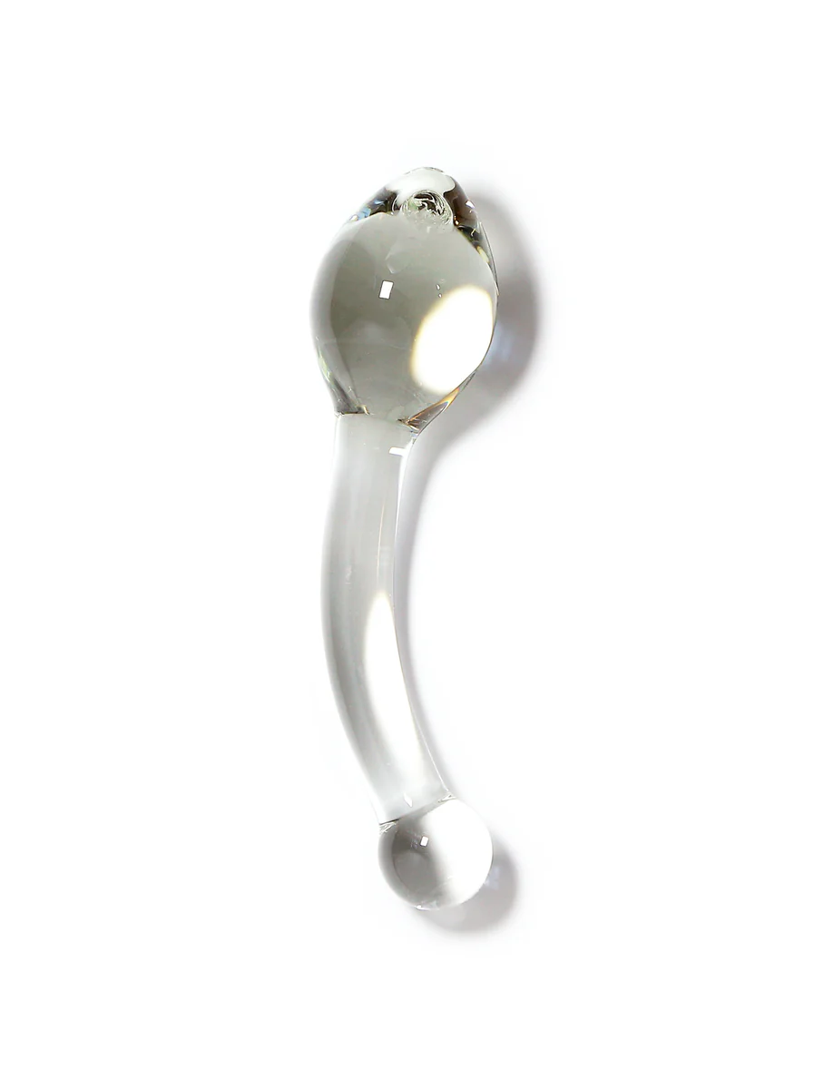 Gls Pure Indulgence Anal Slider Glass Double Ended Dildo