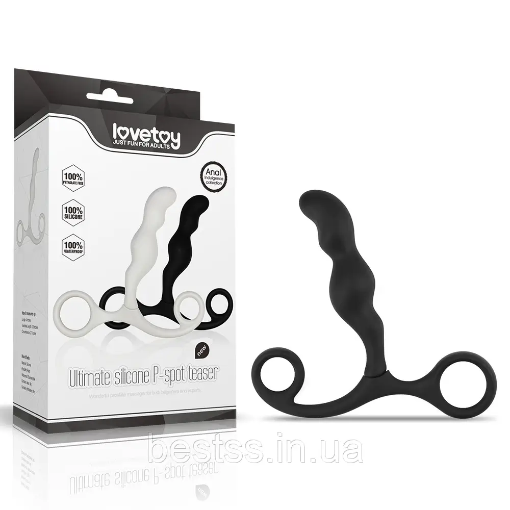 Anal Indulgence Collection Ultimate Silicone P-Spot Teaser Black ID1476741288 : 818 Prom.ua