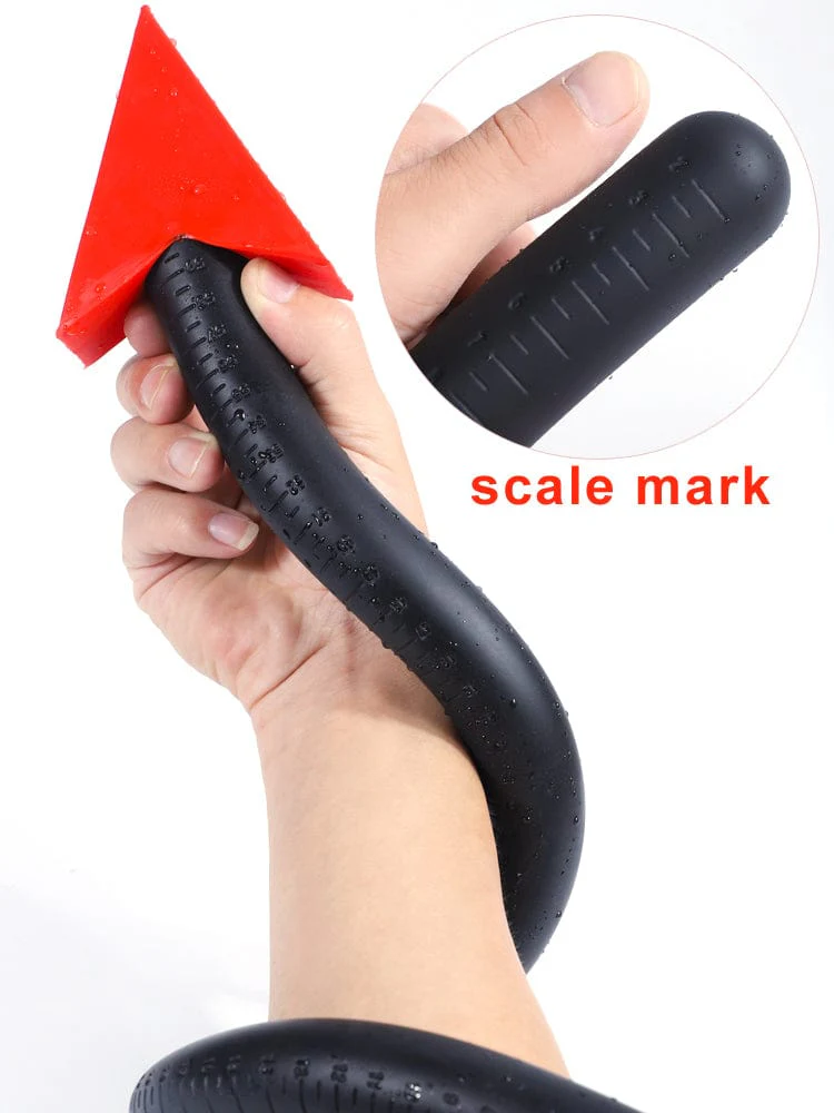 MRIMIN Fantasy 20 Inch Silicone Devil Tail Butt Plug-Long Anal Plug fo