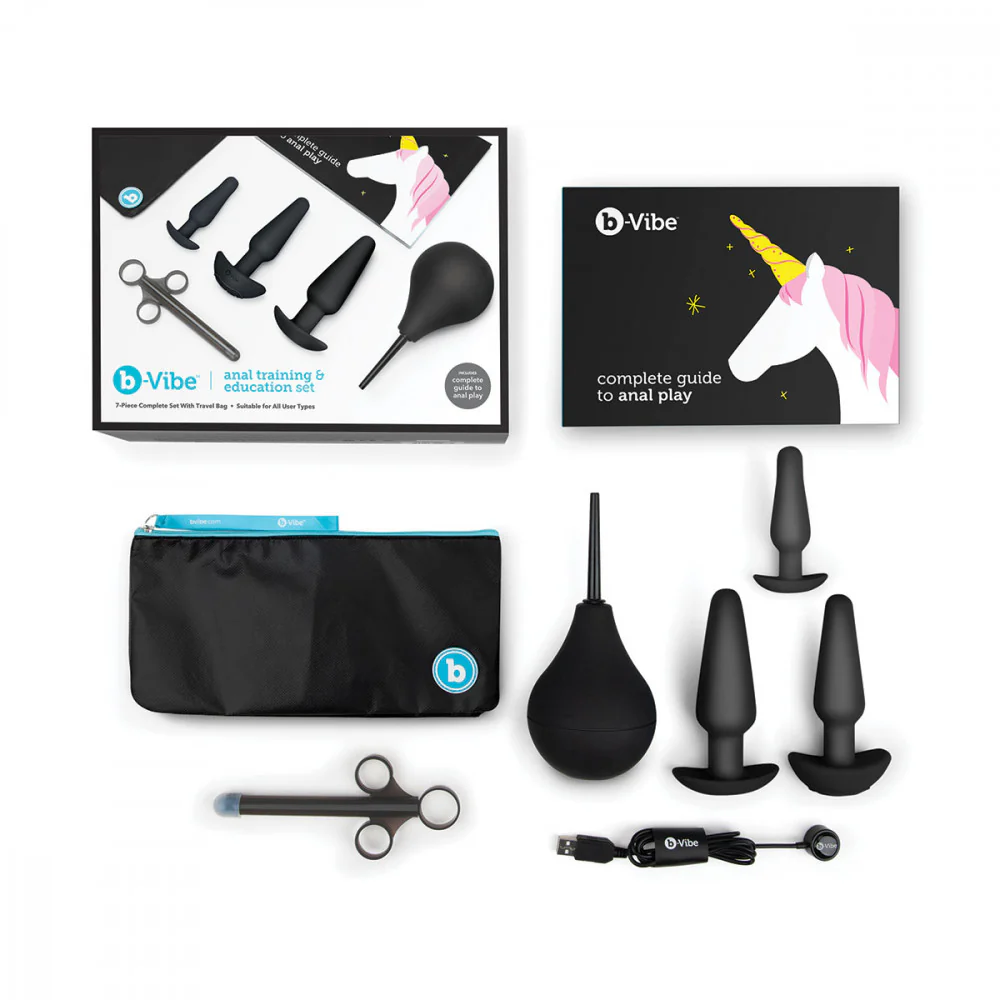 Butt Plug Anal Play Cleaning and Training Set