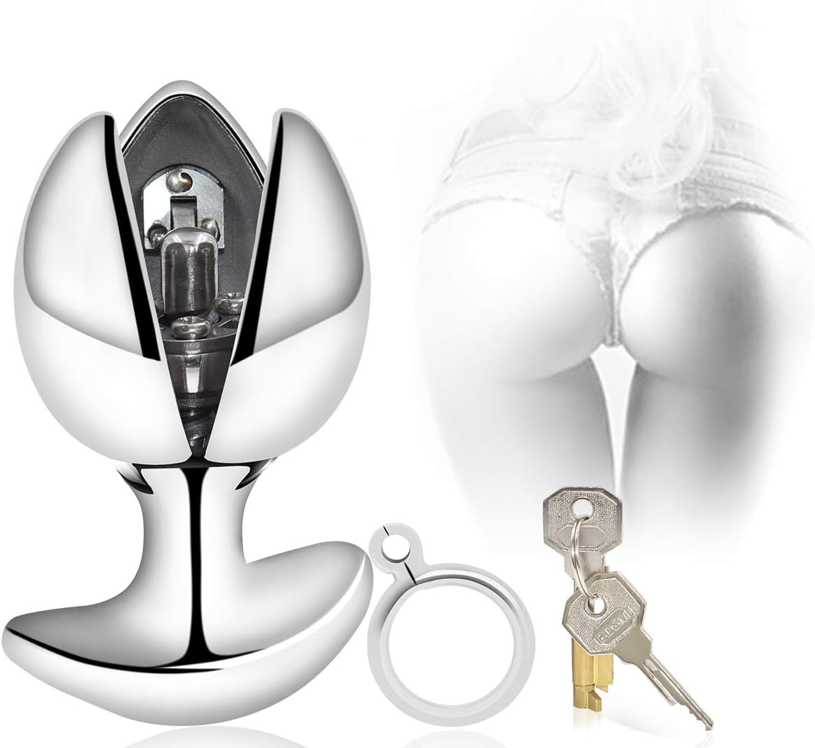 Heavy Duty Stainless Steel Anal Trainer with Lock Ireland