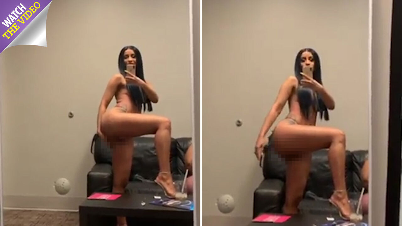 Cardi B strips off completely naked in new Instagram rant over leaked pictures