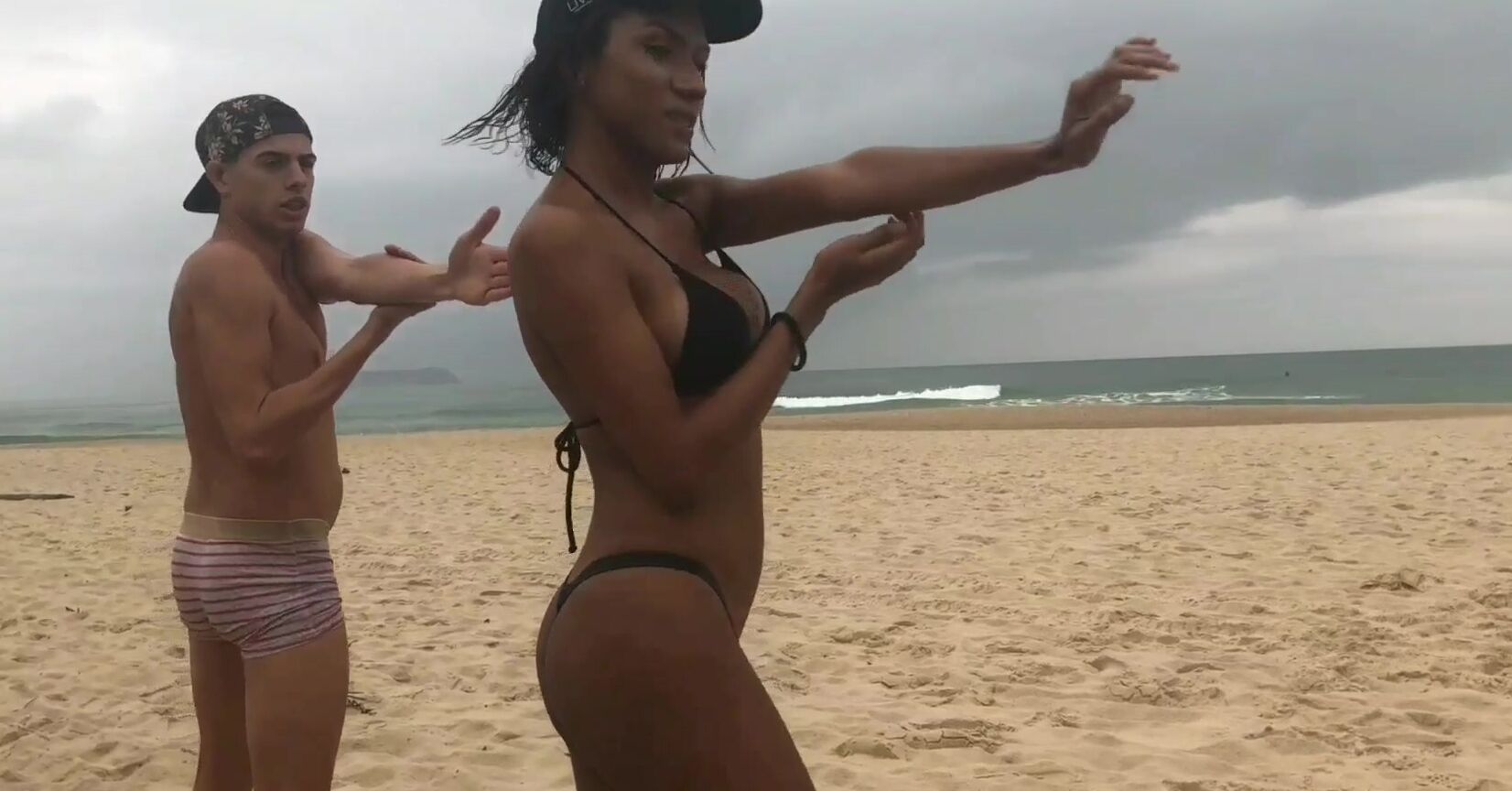 Hot Fuck After Training On The Beach