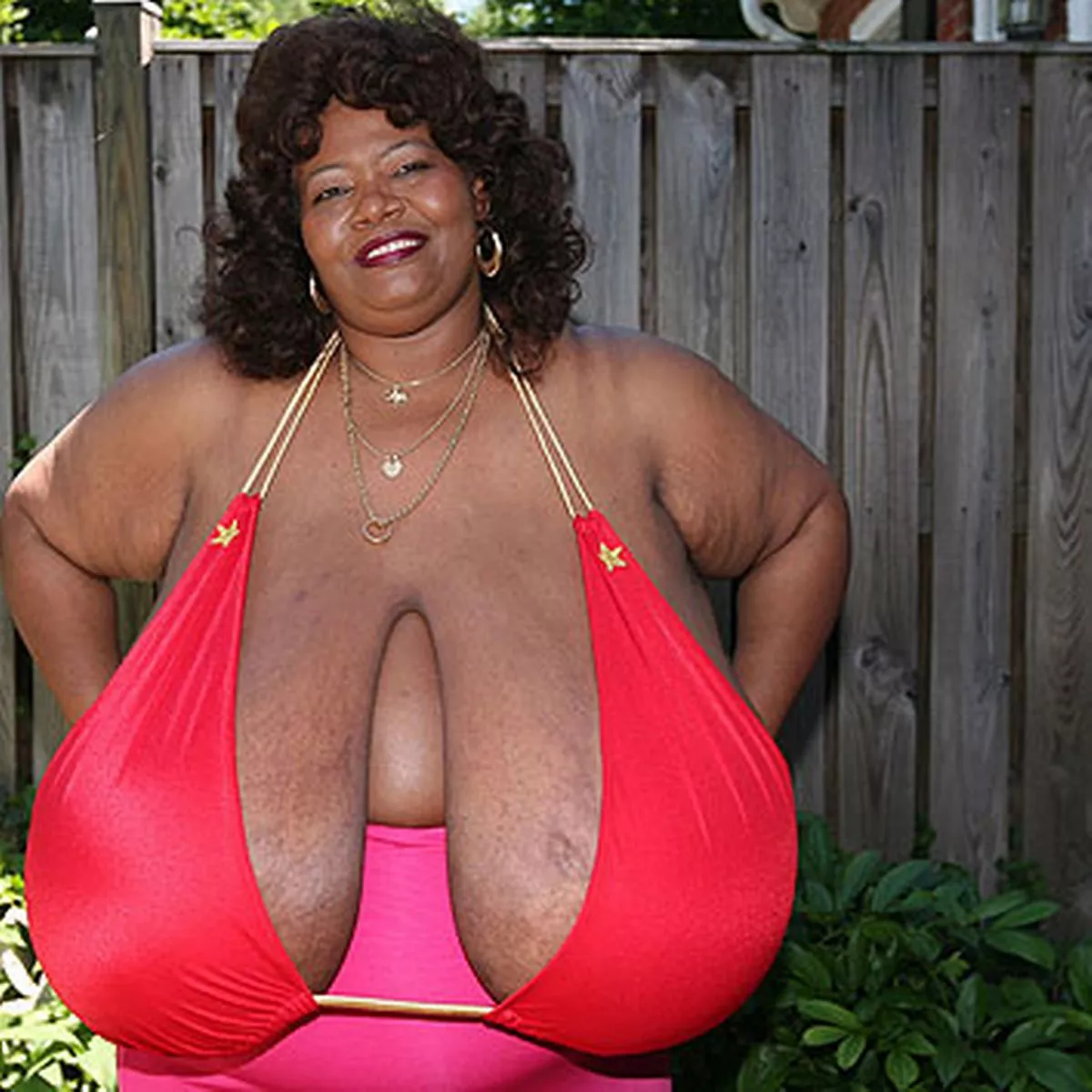 Meet the woman with the biggest breasts in the world.. Norma Stitz no kidding