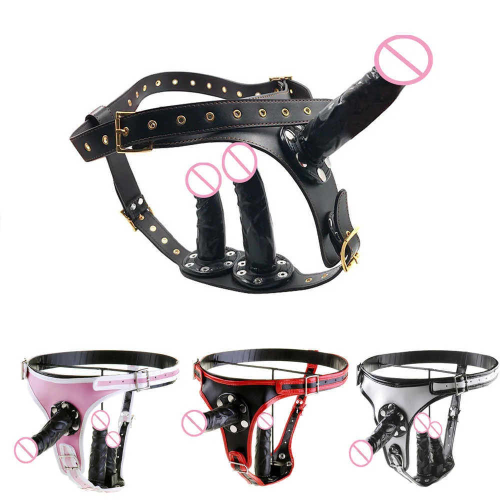 Beauty Items Removable Strapon Double Harness Dildo Anal Lesbian Strap On Chastity Belt Pants Erotic Sexy Toys For Woman BDSM From Yy2965753224 45.94