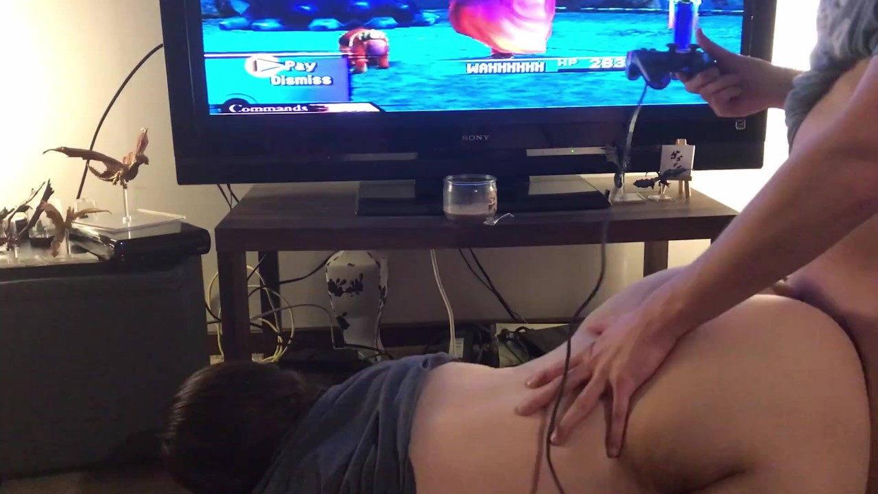Cute Girl Gets Fucked While Her Boyfriend Plays Games
