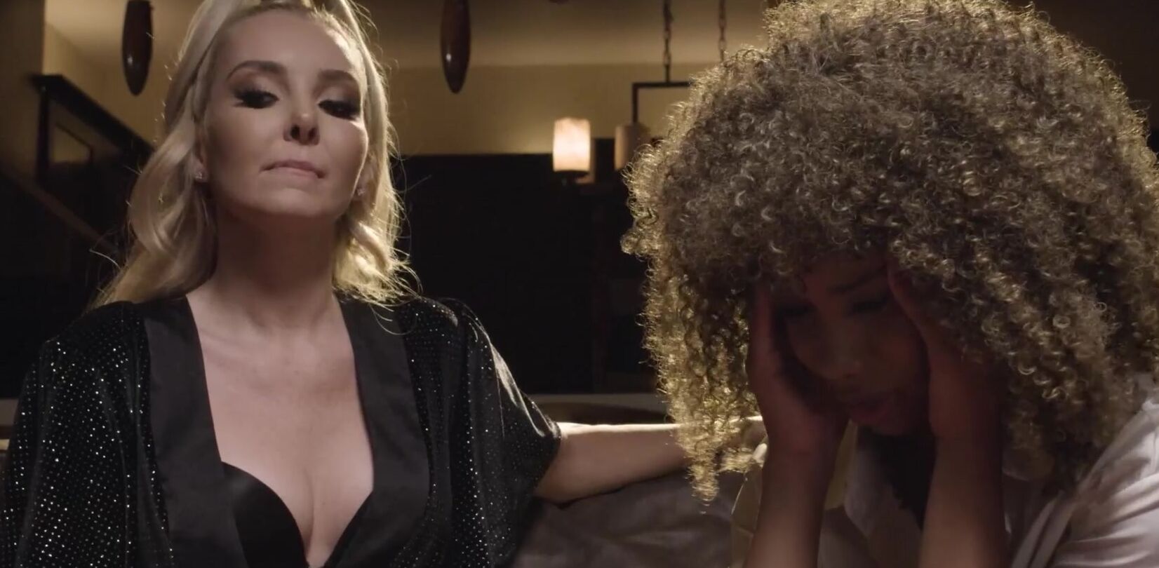 Gorgeous Closeted Lesbian Hires MILF Sex Worker To Have Her First Experience With