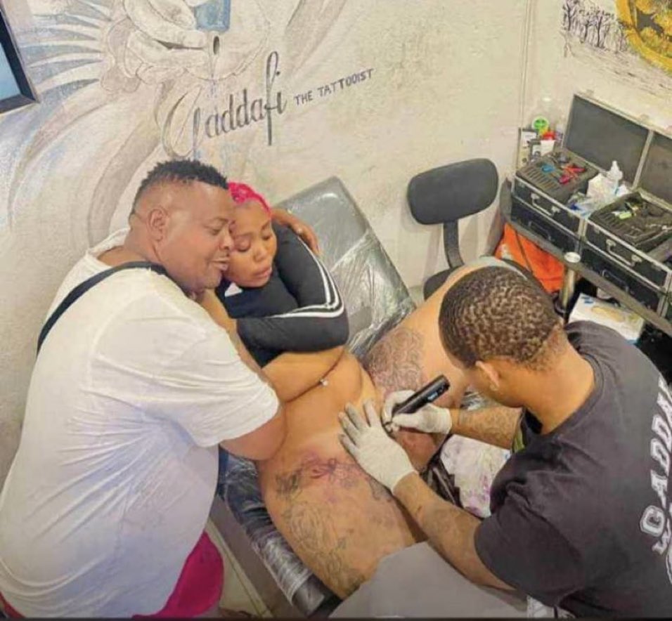 Mzansi Queen Minaj gets tatoos around her pussy