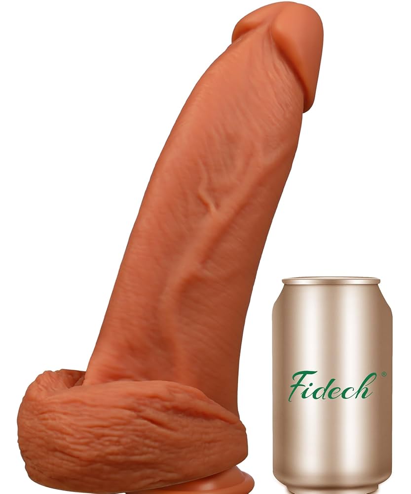 : FIDECH Big Monster Dildo Sex Toys 10 2.5 Diameter Huge Realistic Dildos with Strong Suction Cup for Strap On or Hands-Free Play Silicone G-spot Masturbator for Women and Couple- Flesh :