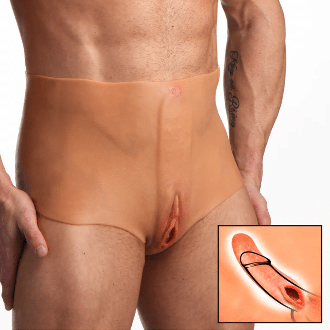 Master Series Pussy Panties: Realistic Vulva Silicone Panties
