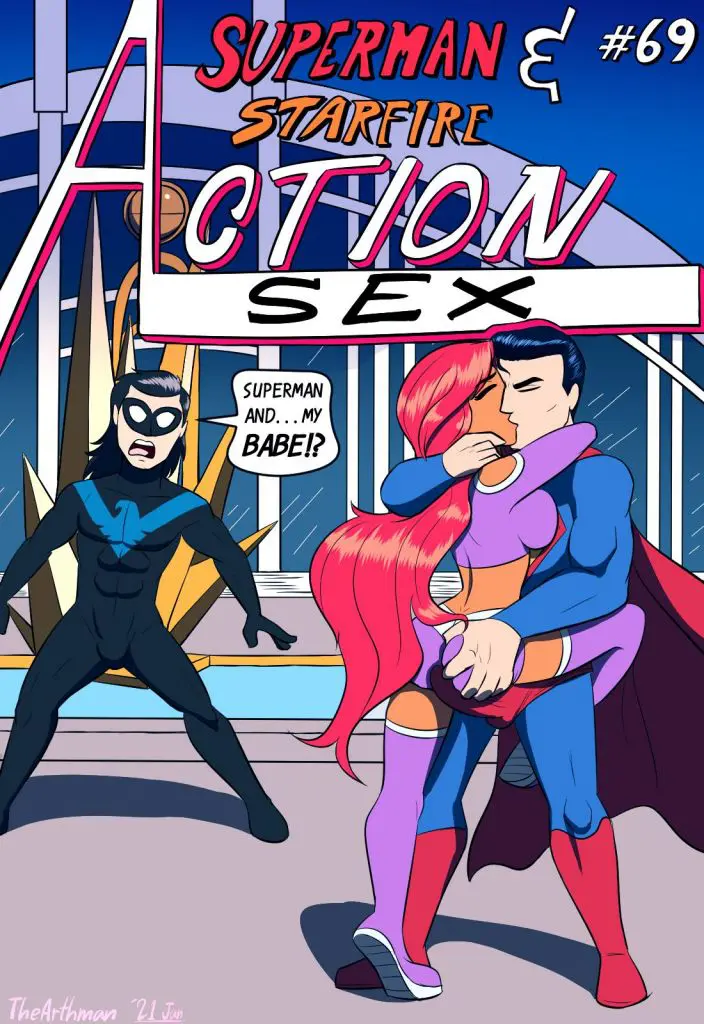 Superman Starfire- Action Sex- By The Arthman