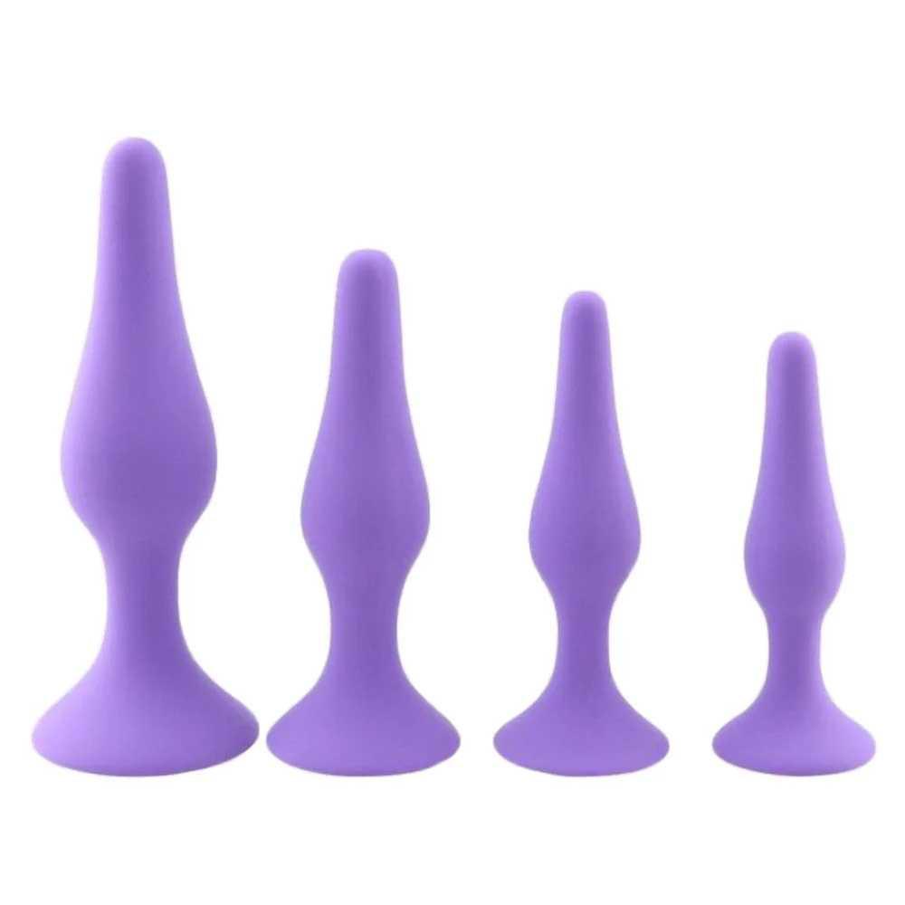 Beginner Small Silicone Anal Training Set 4 Piece