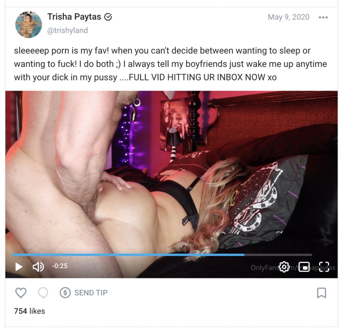 Pimp Daddy Cuckmon on X: OnlyFans OnlyFansSupport Trisha Paytas has produced content to cater to the fetish of incest depicted sleep porn shown people and their brands without their consent and promoted