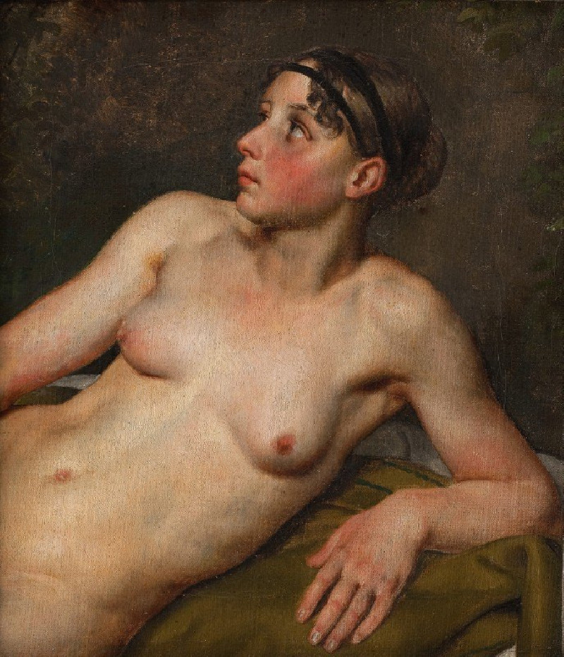Christoffer Wilhelm Eckersbergs Reclining Female Nude 1811 Masterpiece