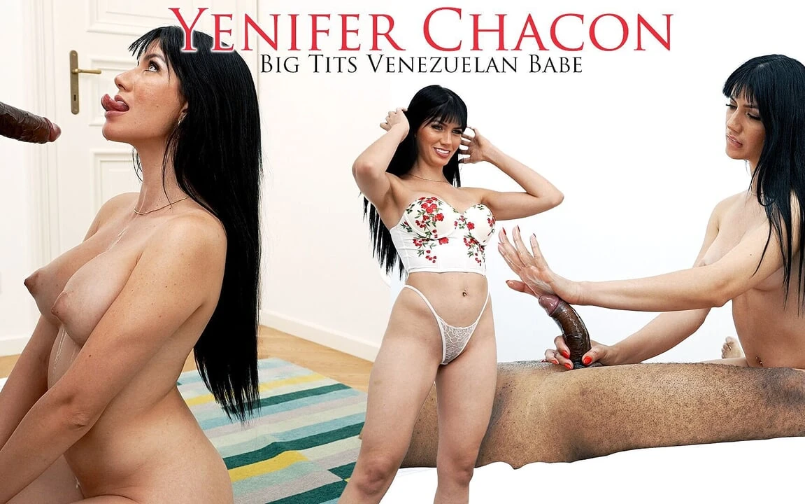 Busty Latina Yenifer Chacon Interracial Handjob and Blowjob: Babe Babe Porn