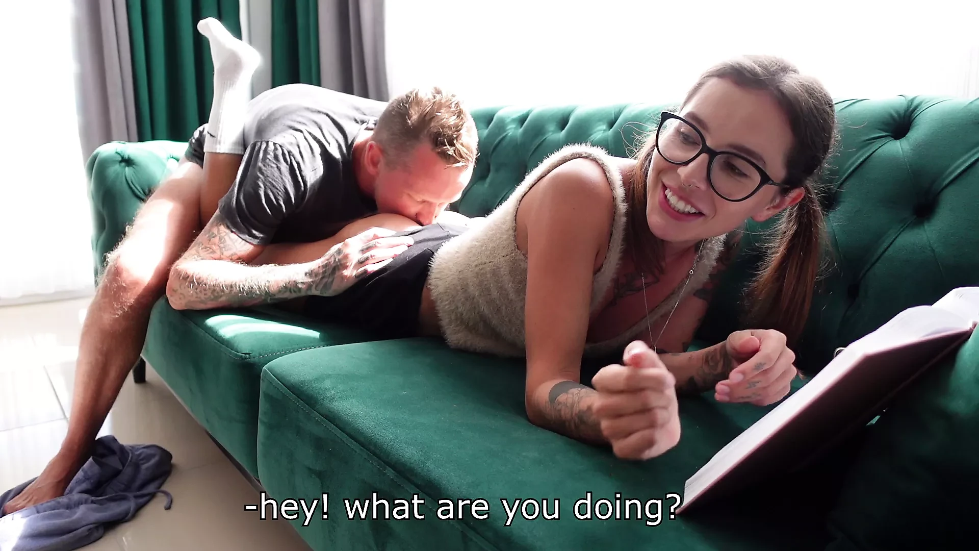 Fucked the Sister of a Friend who just Came from School: Blowjob Porn feat. Ghomestory
