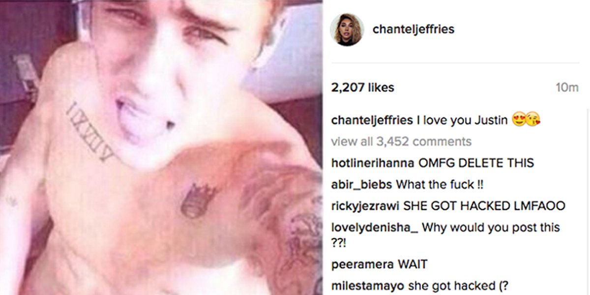 The Edge on X: Someone hacked Justin Biebers ex and posted fake nudes of him MASTURBATING!
