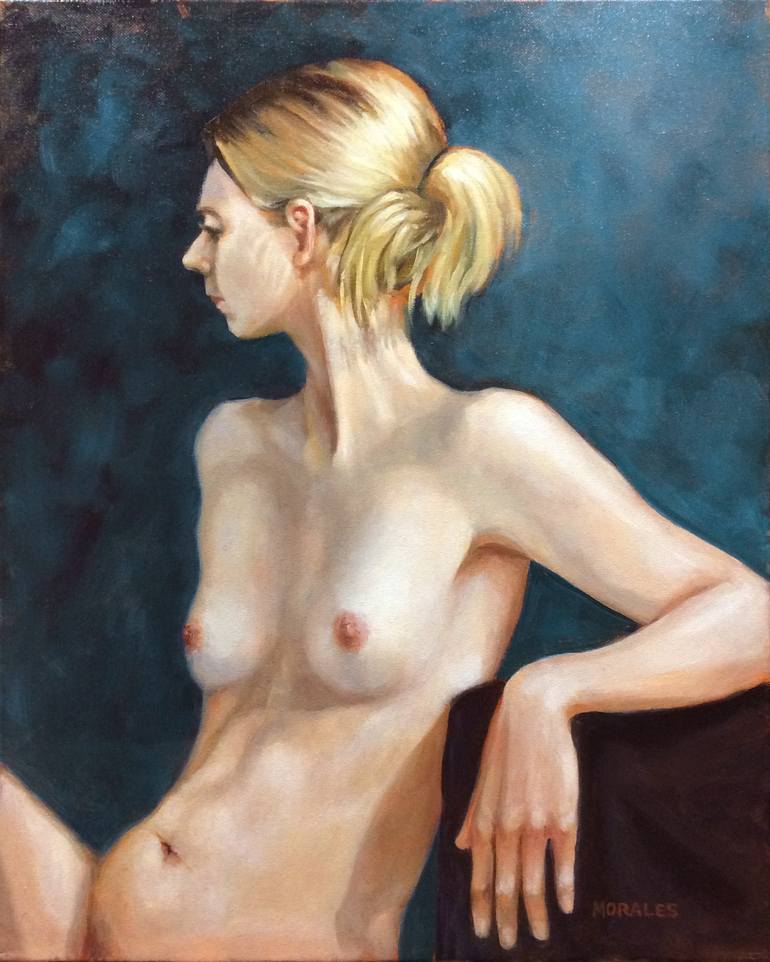 Some Thoughts Painting by Maria Morales