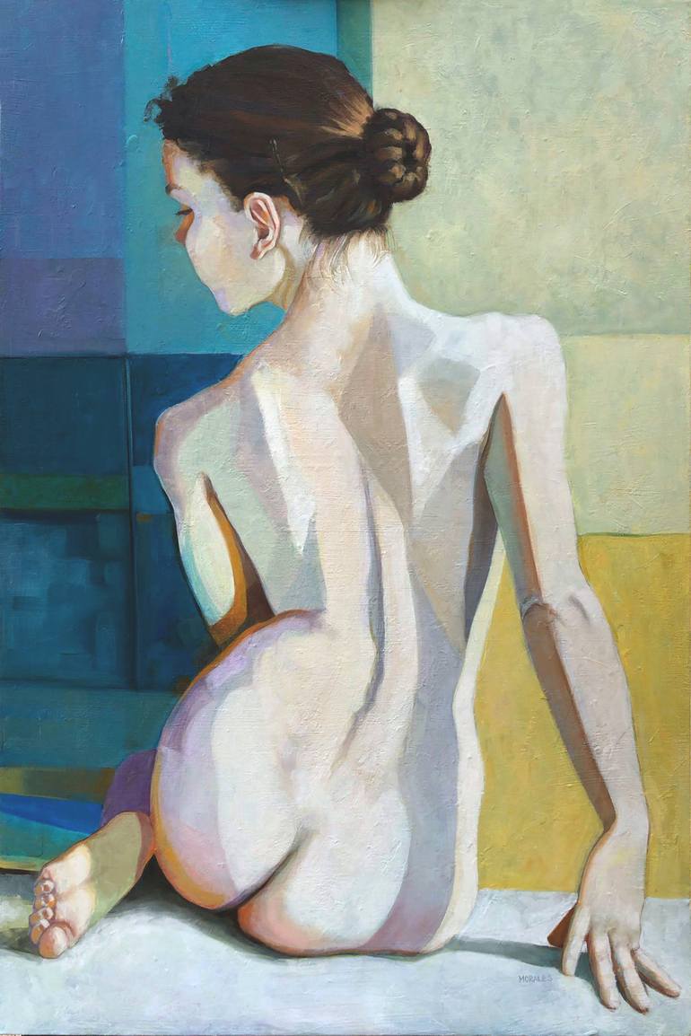 Dont Look Back Painting by Maria Morales