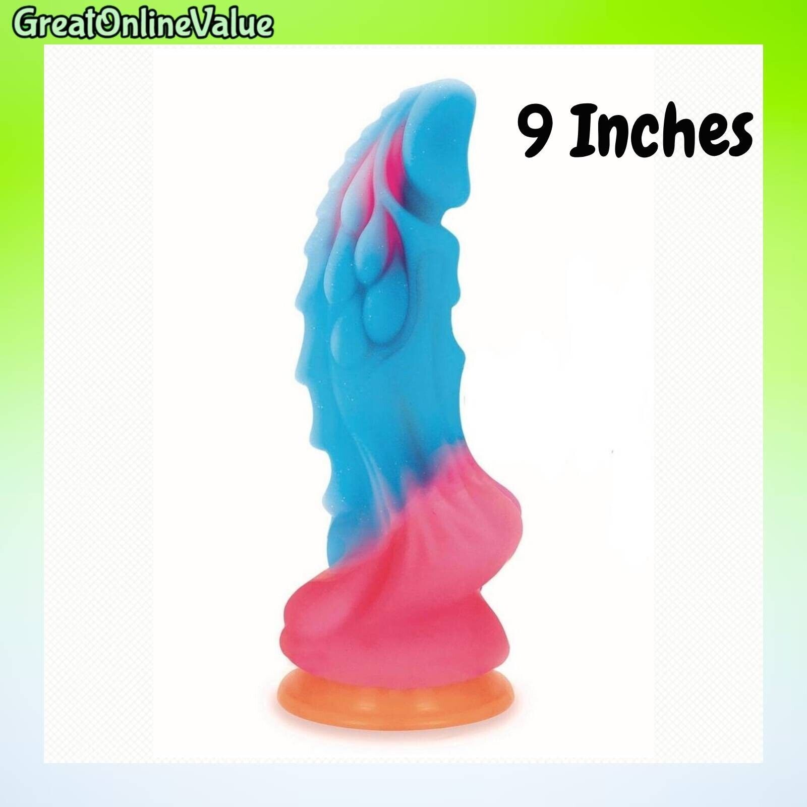 Glowing Dragon MYSTIC Fantasy Large Silicone Dildo GLOW UNIQUE 335483309791