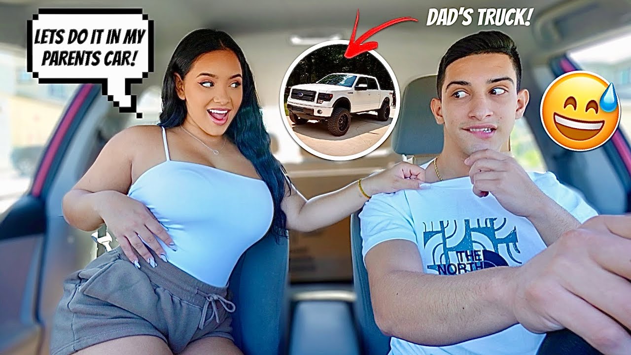 Post ASKING MY BOYFRIEND TO DO IT IN PARENTS CAR!! Gets Juicy by isaacandandrea from Patreon