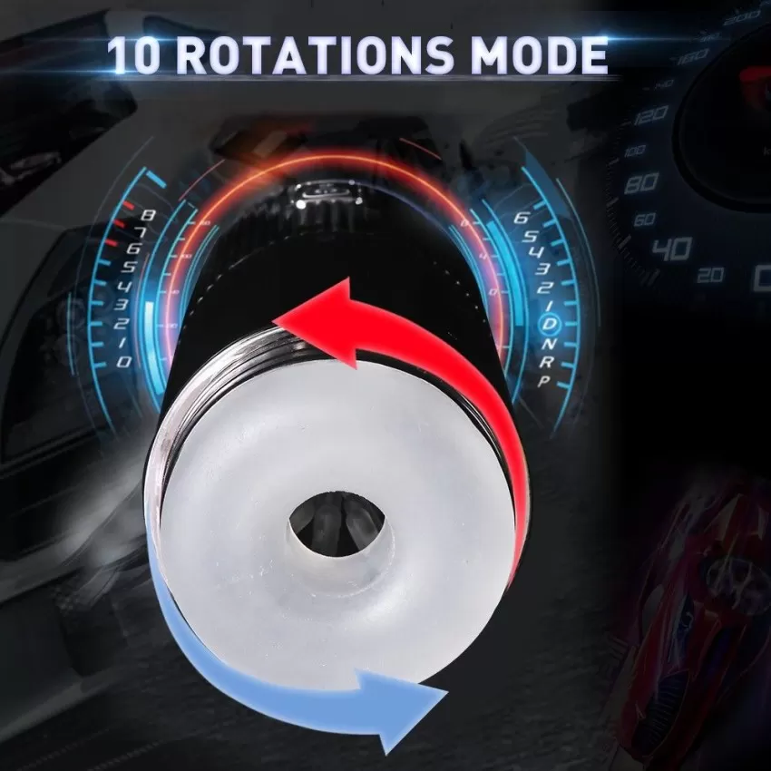 Hismith Rotating Masturbation Cup with KlicLok System 10 Spinning Modes Massage Toys for Men Premium Sex Machine Attachments