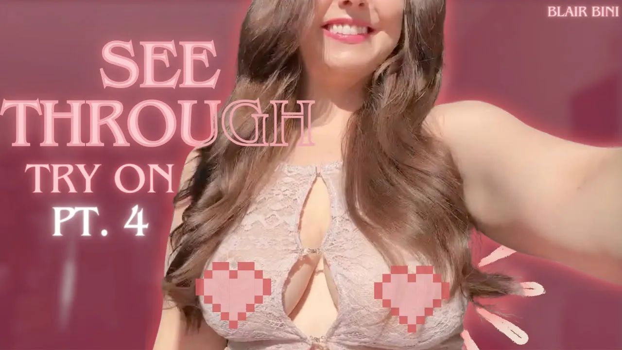 See Through Tops Try-On Haul transparent