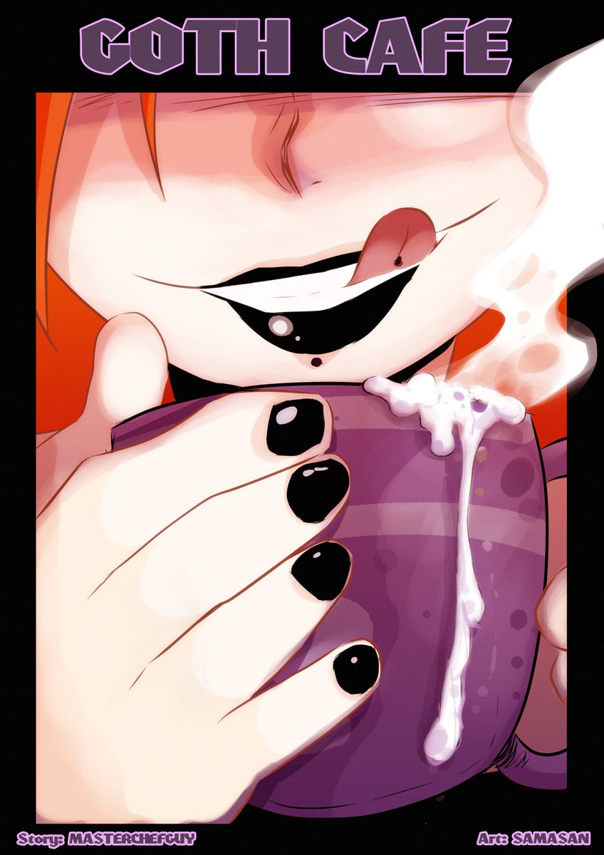This blowjob is amazing Goth Cafe