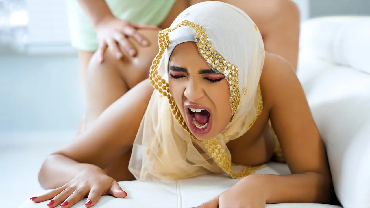 Muslim Cutie with Juicy Tits Babi Star Bends Over and Takes Fat Cock in Her Ass