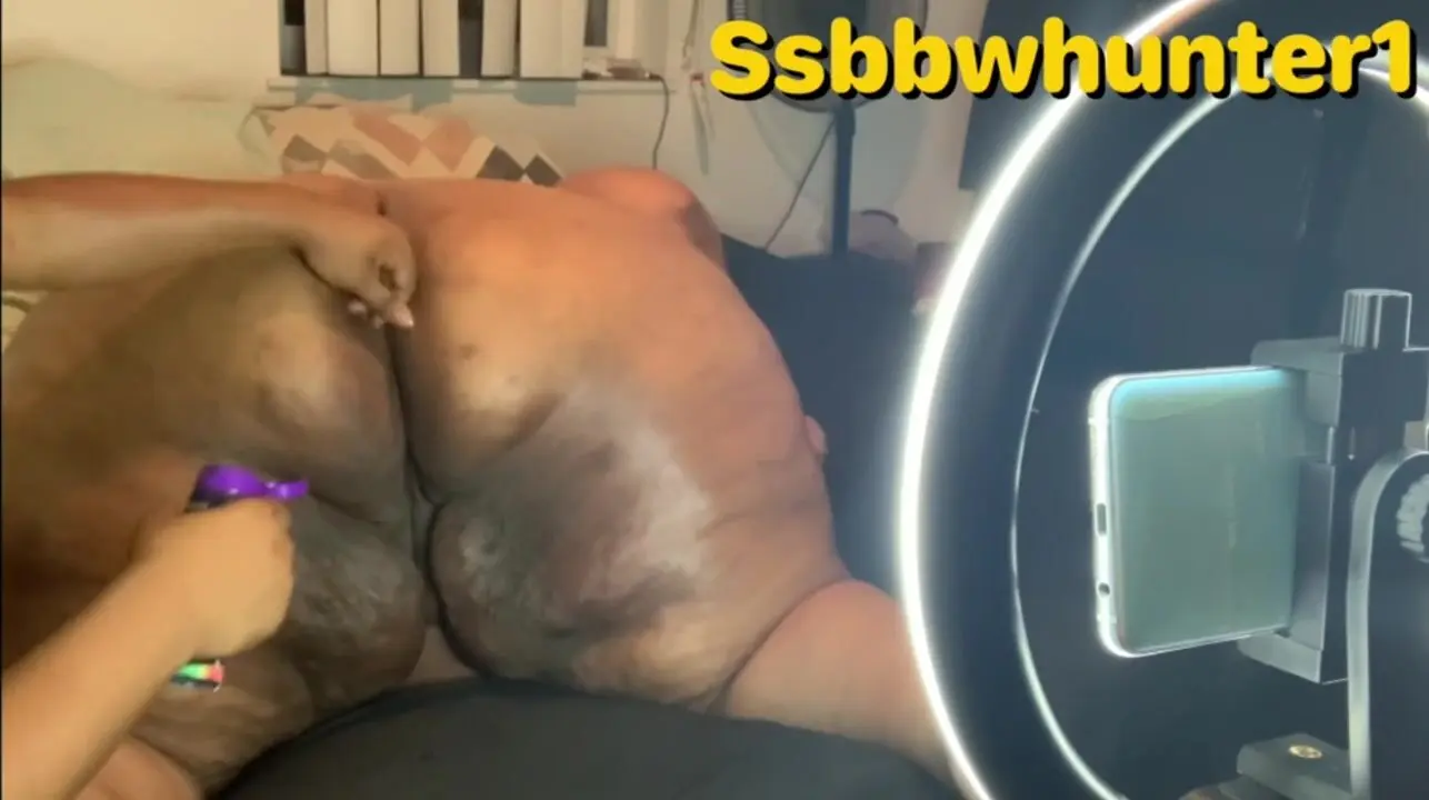 Free Ebony ssbbw gets anal creampie Porn Video