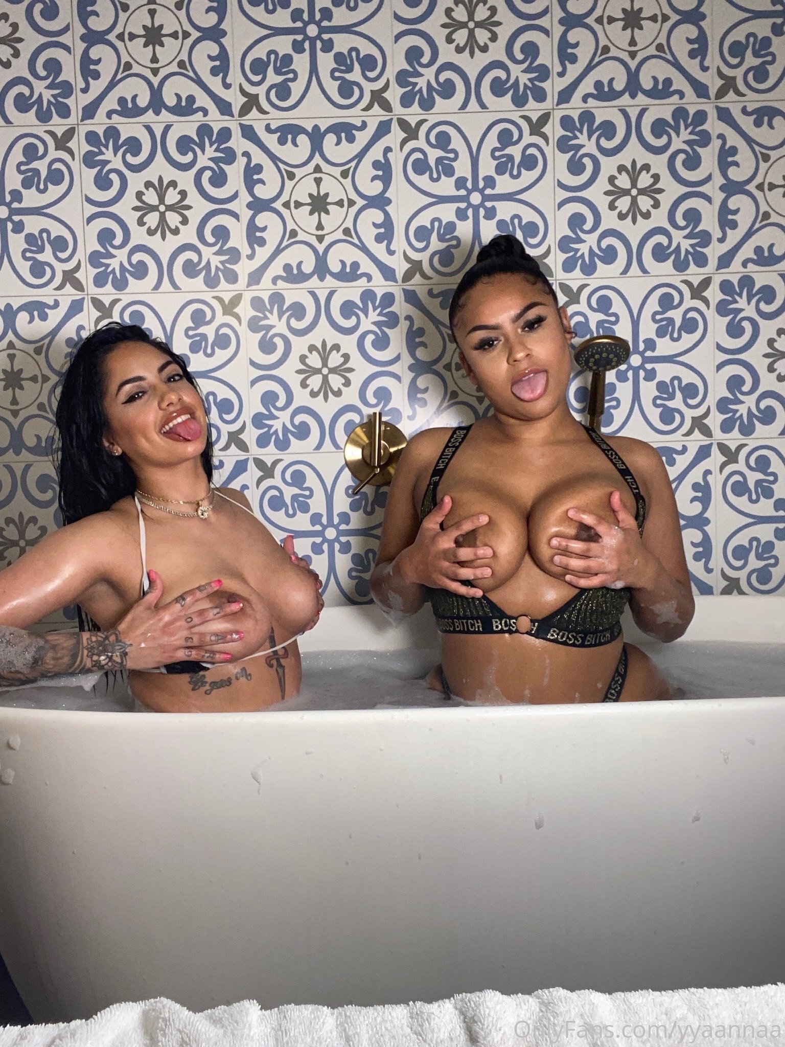 Post Bubble bath fun w my playmate fuckdollmila I need my.. by yyaannaa from OnlyFans