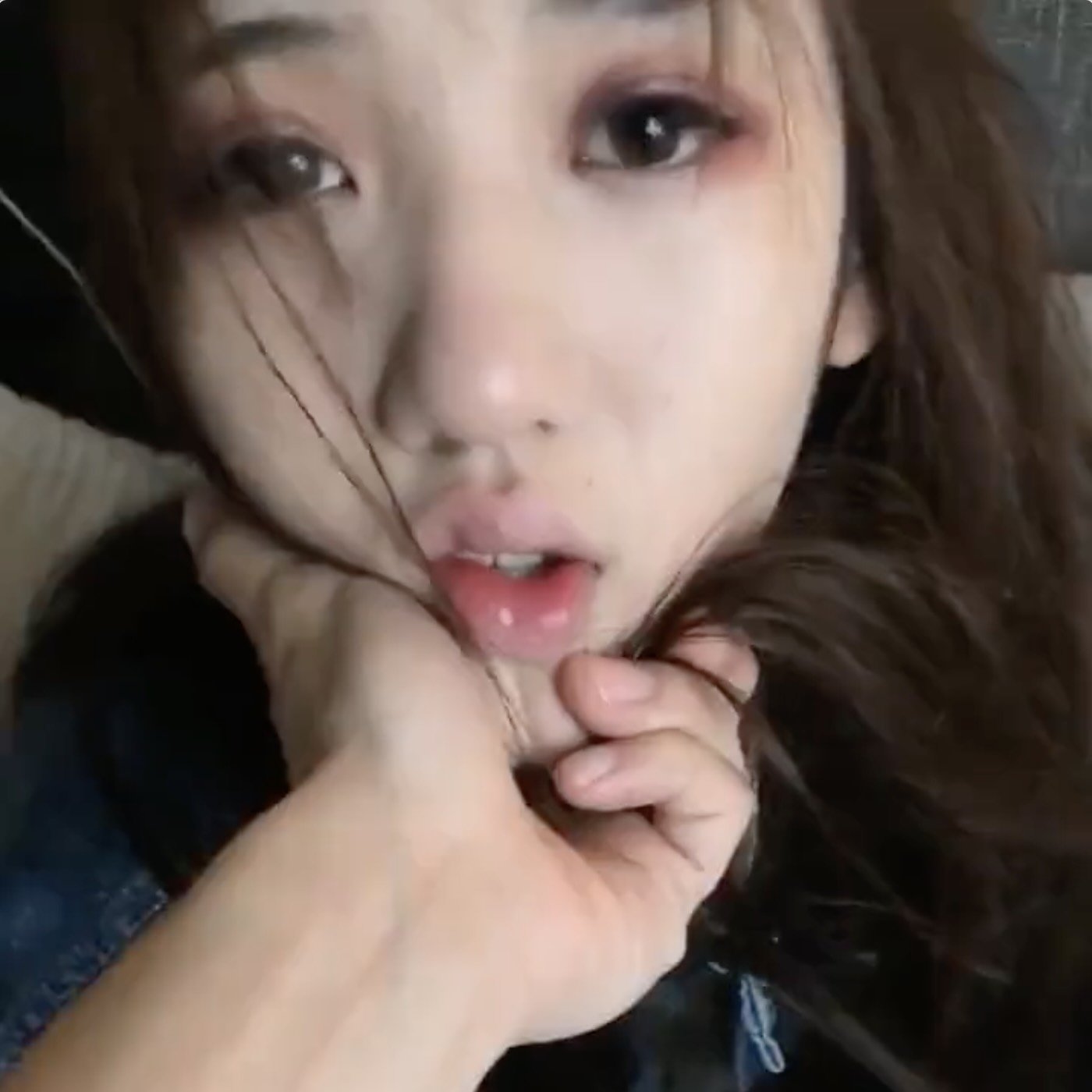 Innocent petite asian girl homemade choked blowjob handjob amateur...