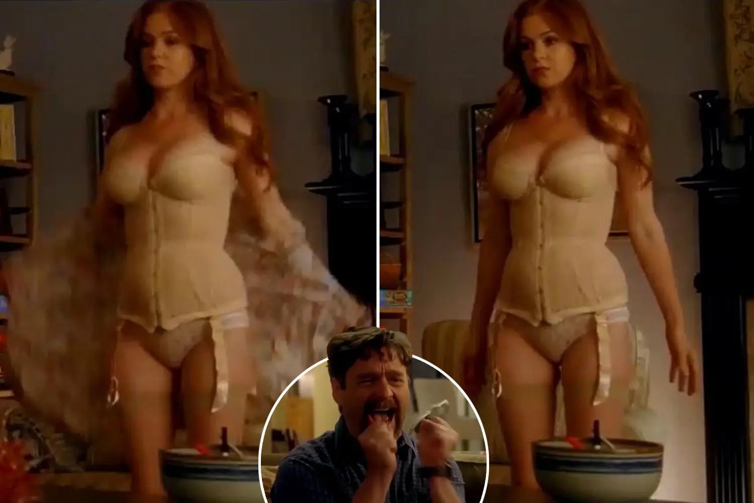 Watch Isla Fisher seduce Zach Galafianakis in sexy lingerie in Keeping Up With the Joneses