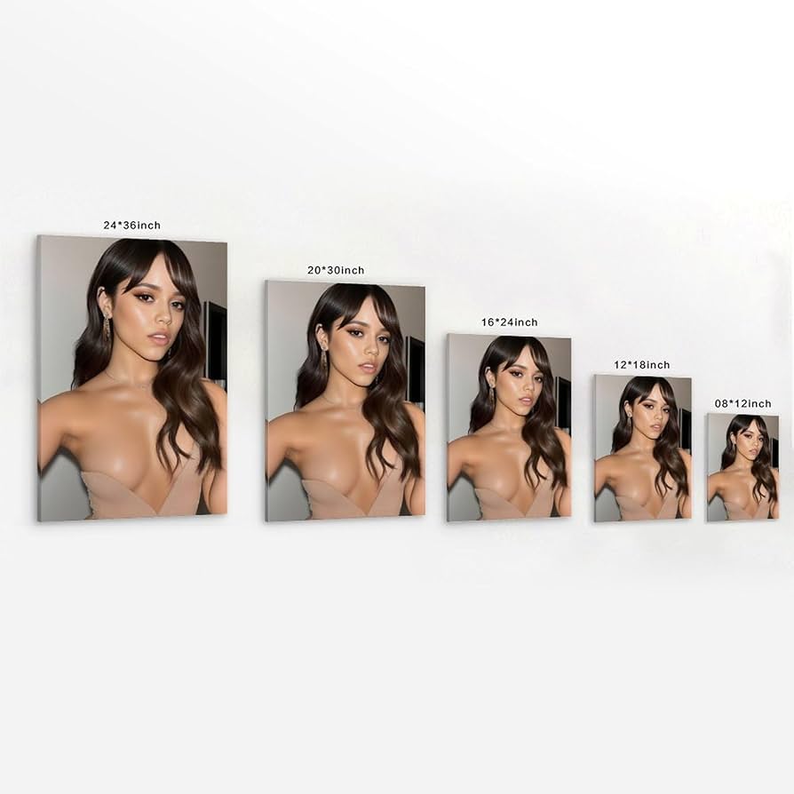 XIANJING Jenna Ortega Sexy Posters Room Aesthetic Bedroom Decor Wall Art Office Home Decor Festival Best Gift For Family Friends 24x36inch60x90cm Frame-style : Amazon.ca: Home