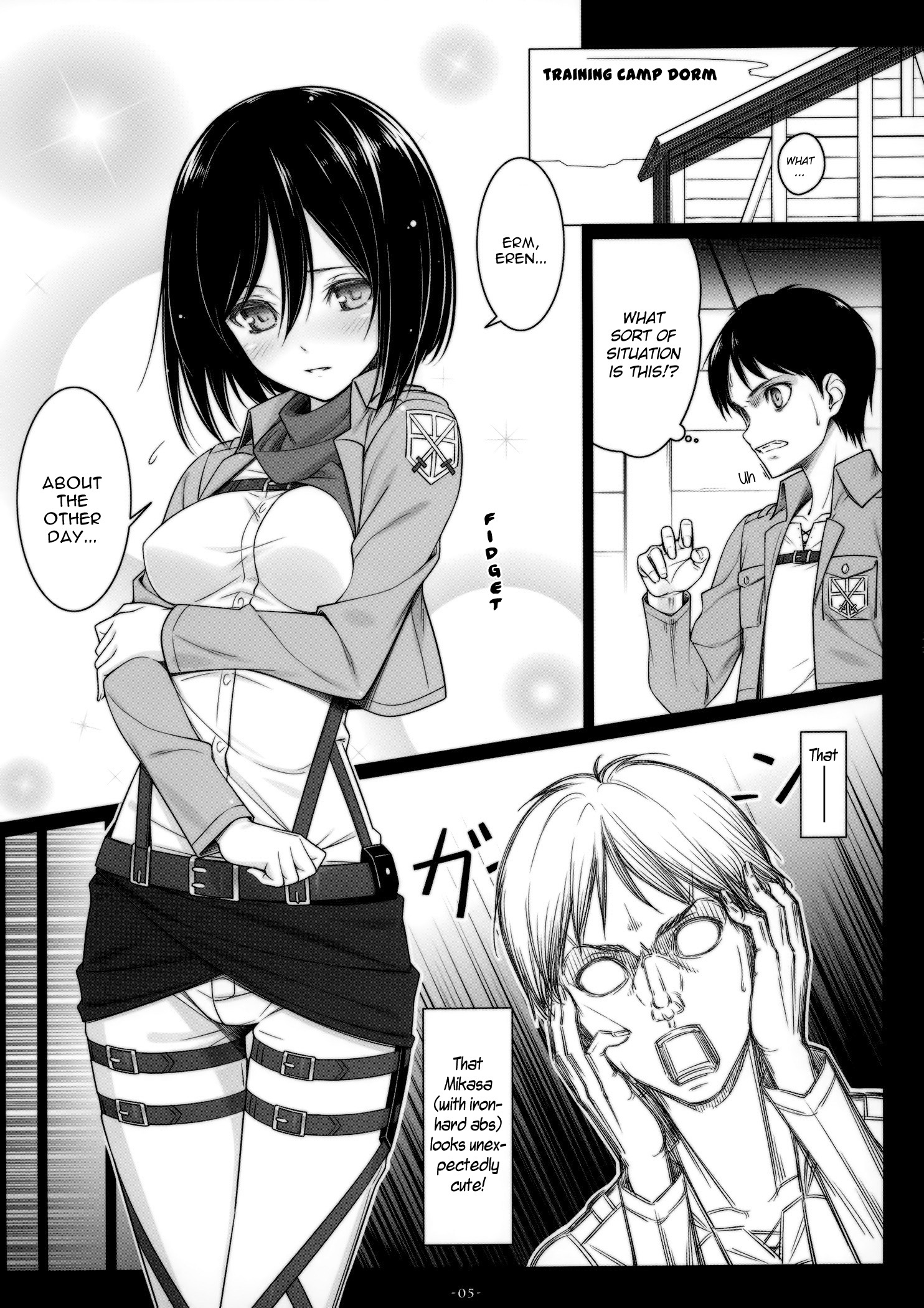 ATTACK ON MIKASA