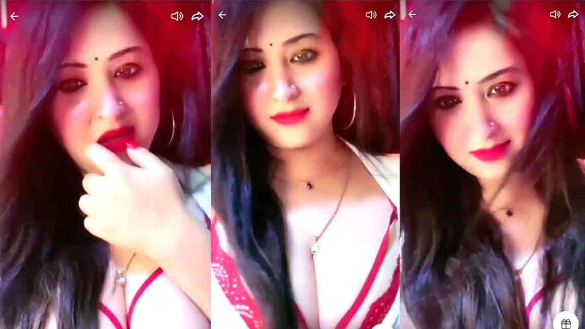 Sanjana Deep Cleavage Show on Tango Live