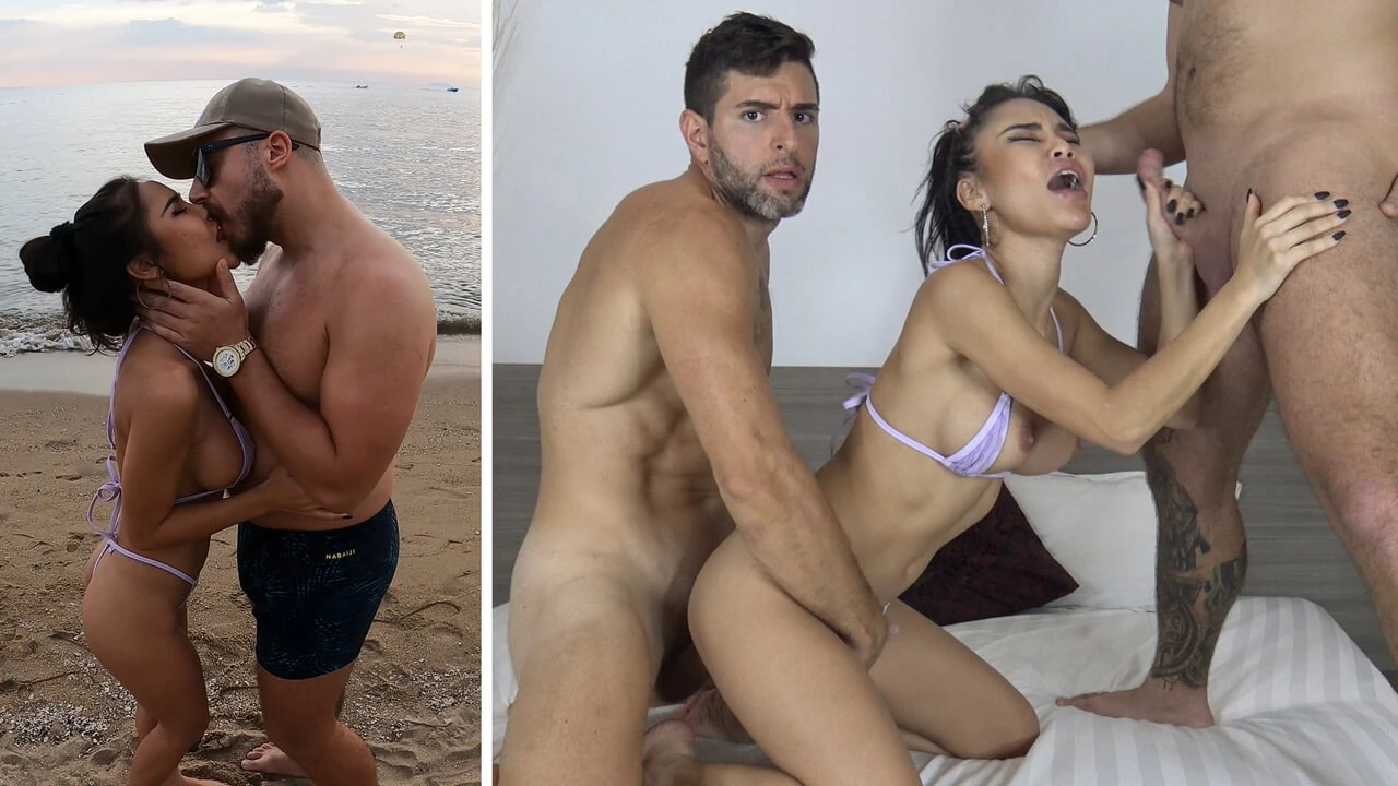 Success Public Beach Pickup Gone Hot Thai Threesome: Amateur Amateur Porn