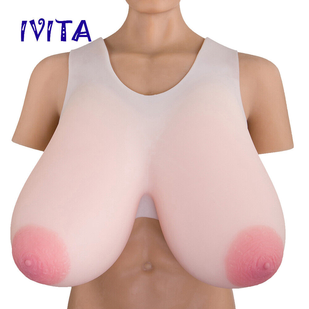 21XL Huge Boobs Oval Nipples Silicone Breast Forms Drag Queen Large Boobs