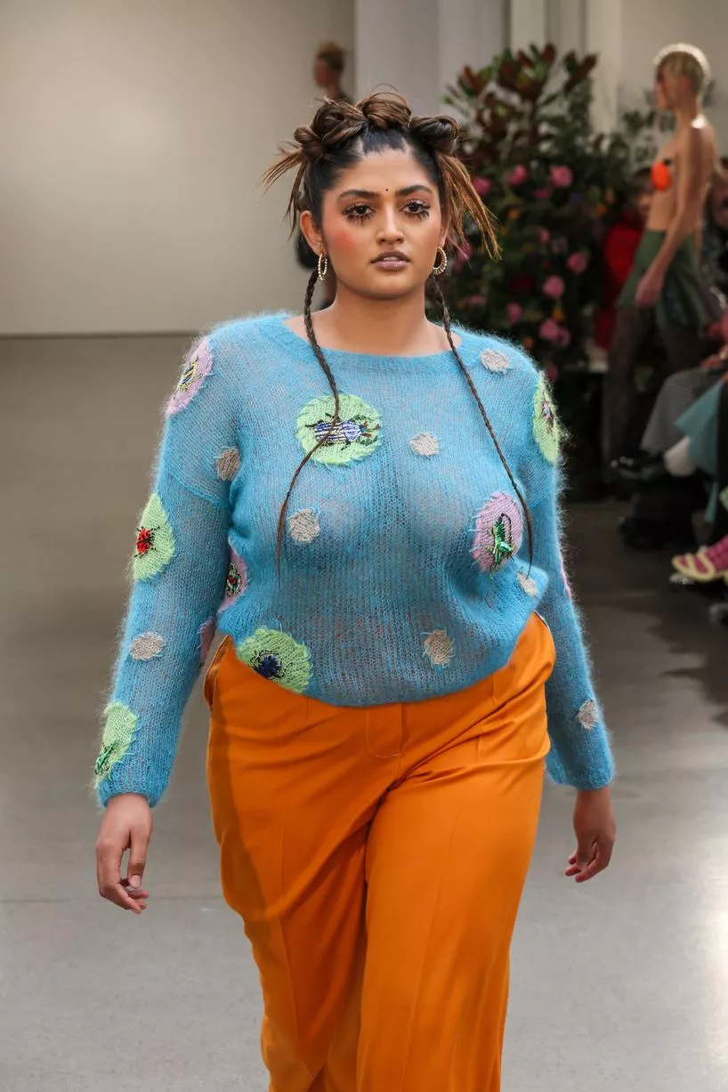 Big boobs are back in fashion as models bare sensational curves on catwalk
