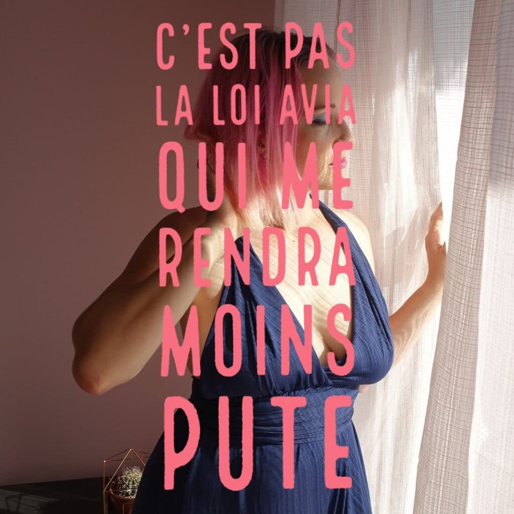 Cybèle Lespérance accompagnante sexuelle. Métier de TDS
